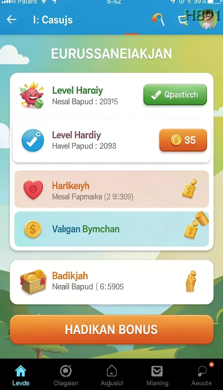 Cuplikan layar CUCUTOTO — pengaturan akun