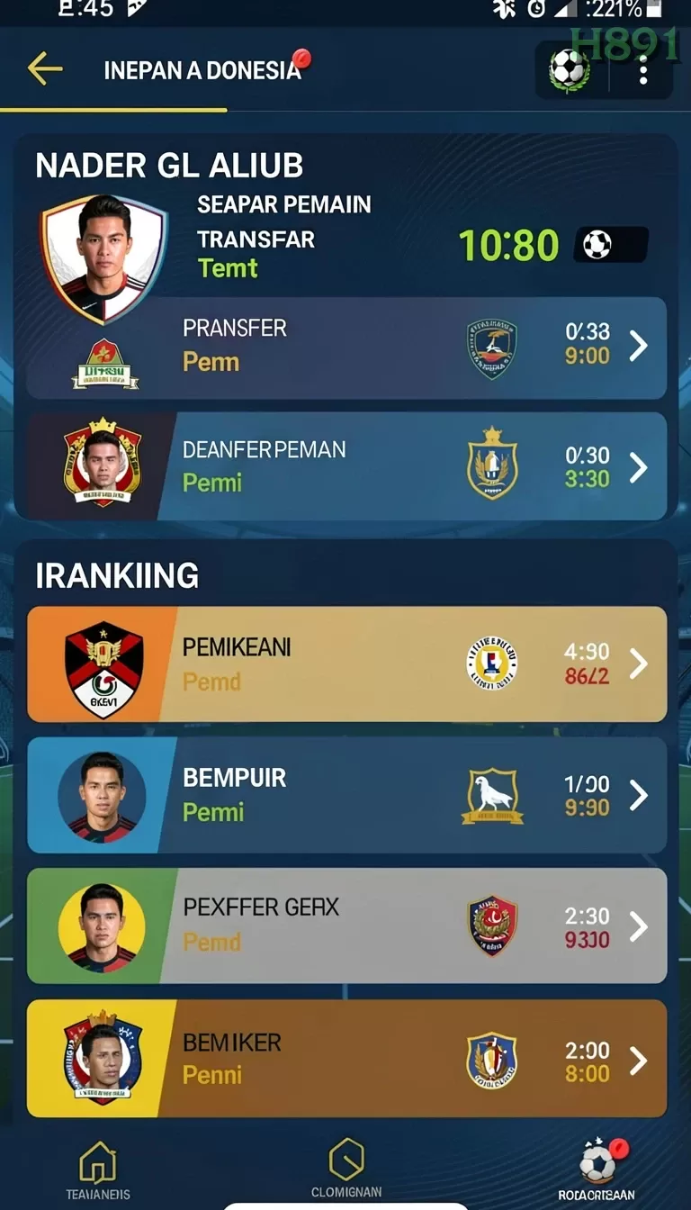 Cuplikan layar KEPO66 — aktivitas